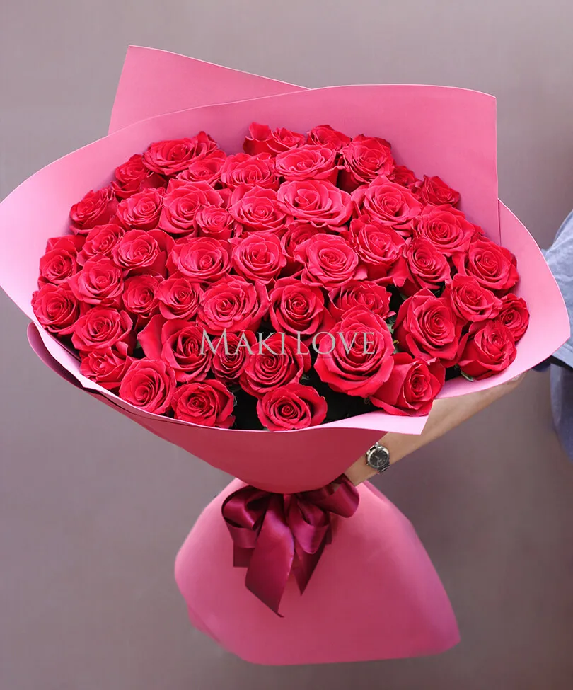 Букет из 45 роз Премиум