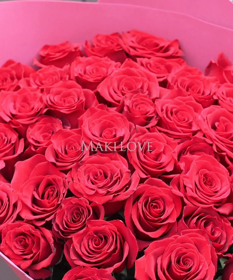 Букет из 45 роз Премиум