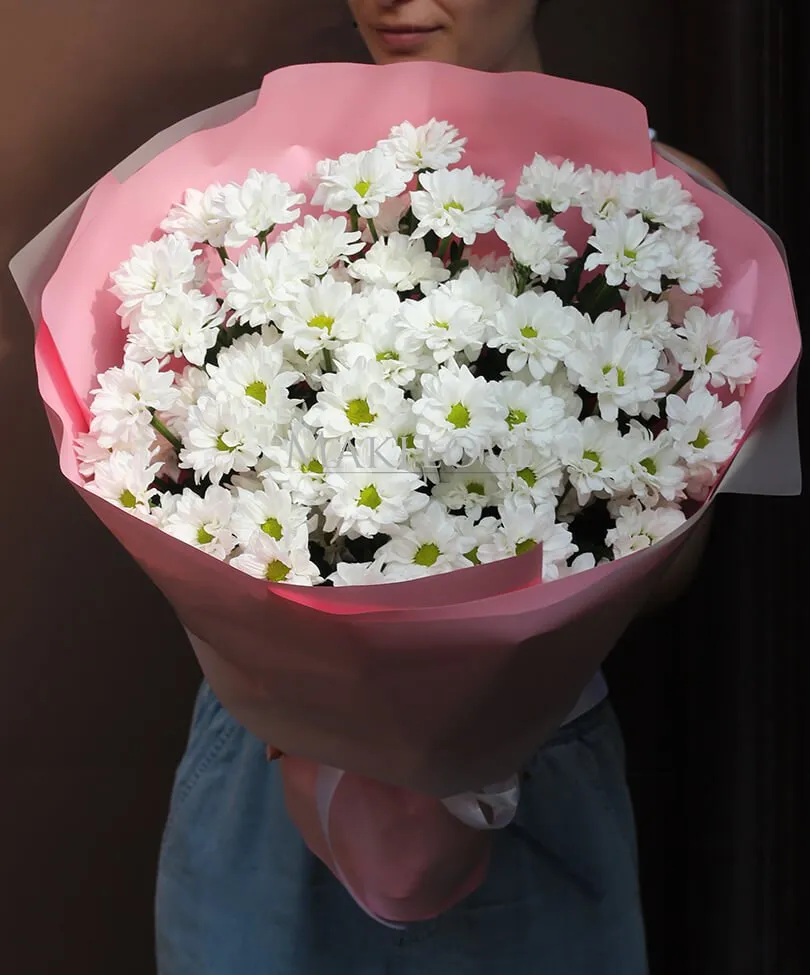 Букет из 9 хризантем