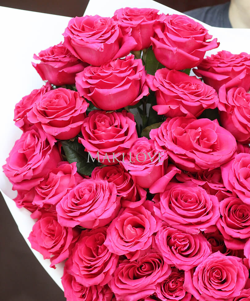 Букет 51 роз «Моей любимой!»