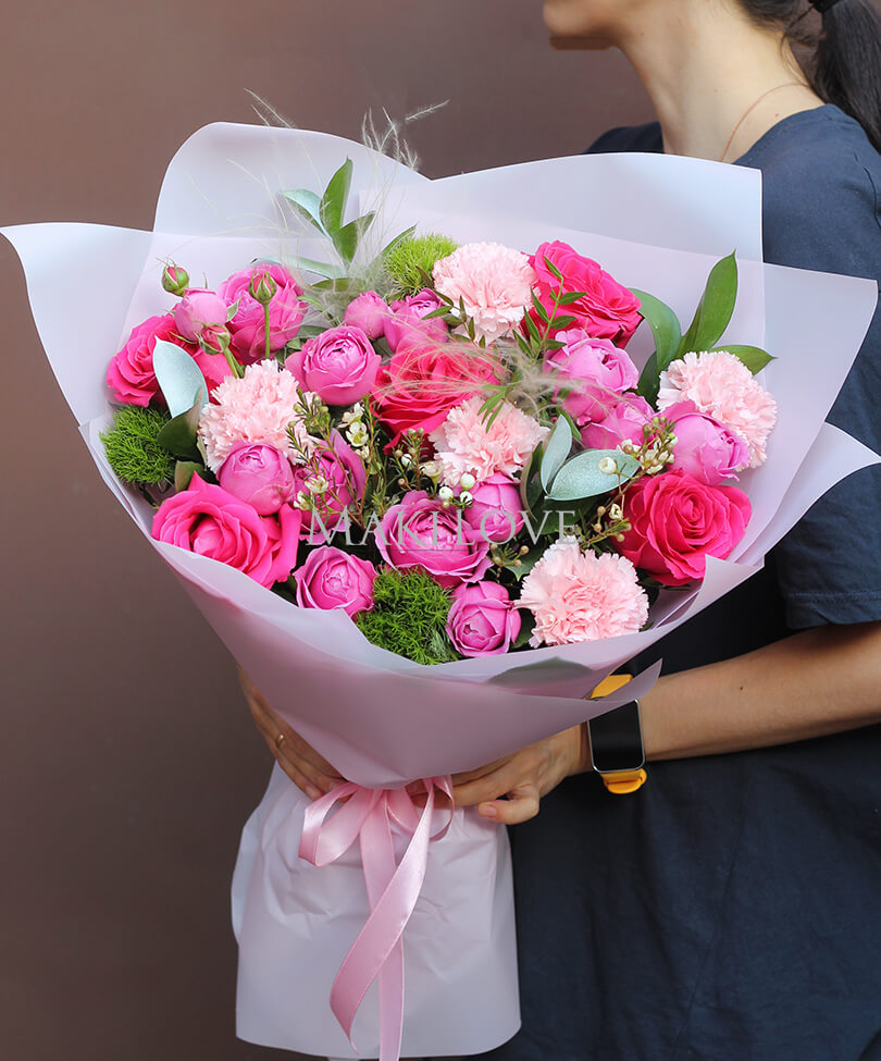 Яркий букет "Вихрь цвета"