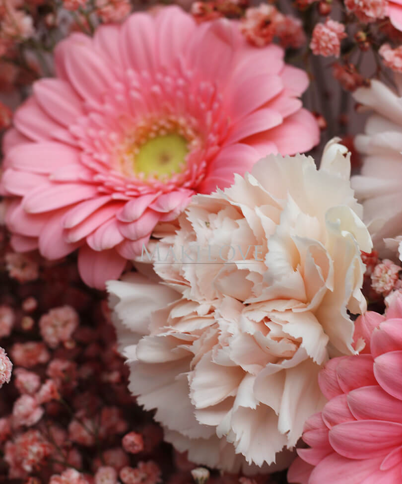 Букет с герберами "Мелодия нежности"