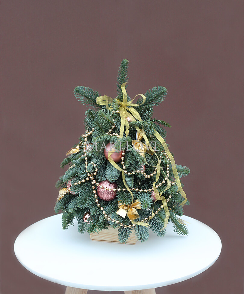 Новогодний букет №6 из еловых веток