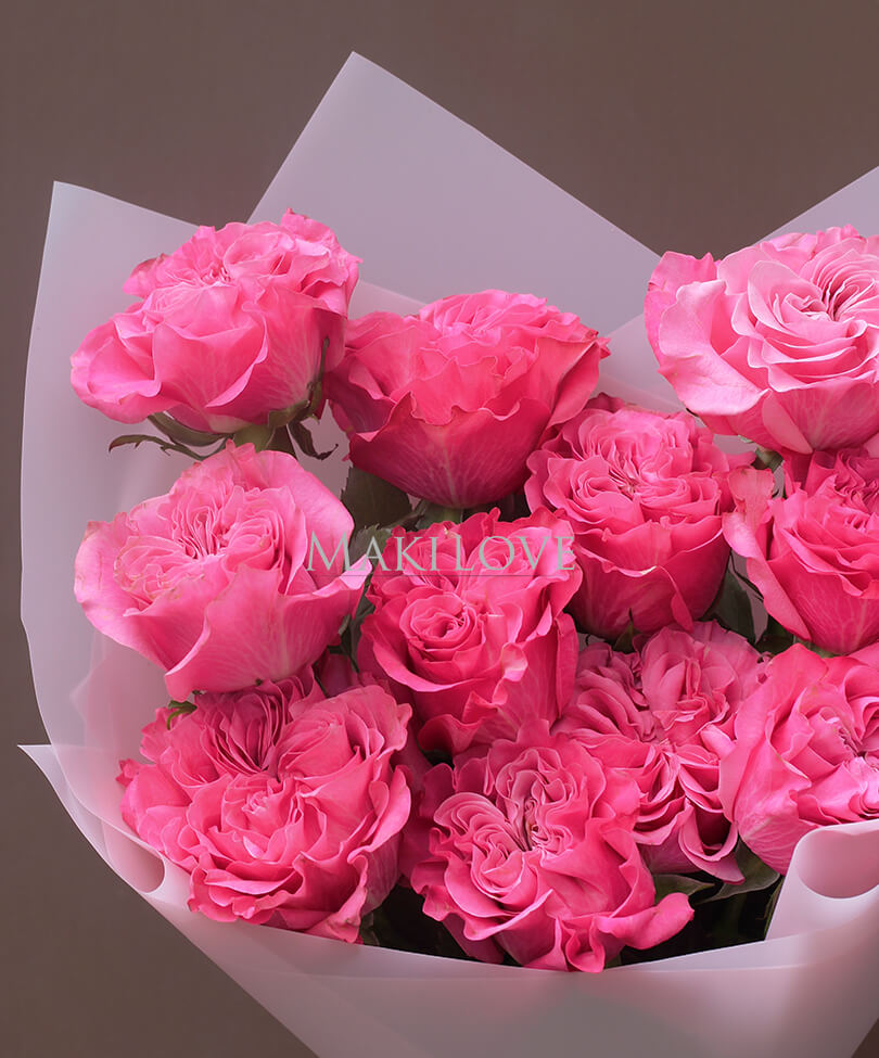 Букет пионовидных роз «Твои мечты»