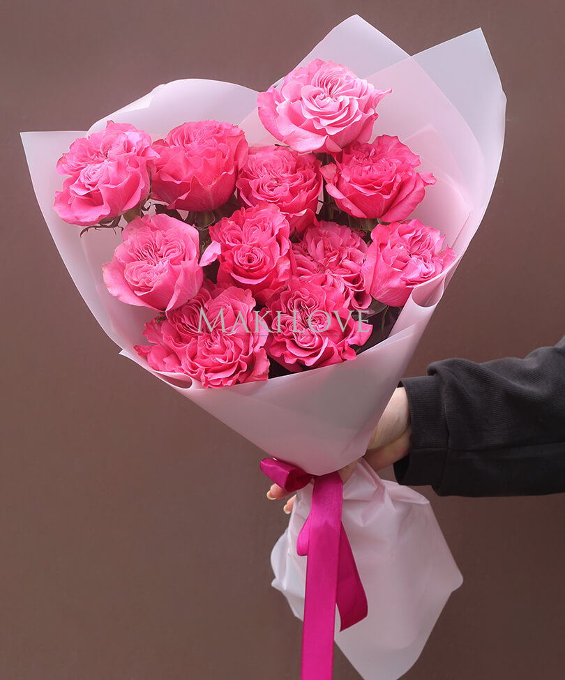 Букет пионовидных роз «Твои мечты»