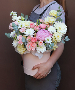 Необычный букет в коробке «Филадельфия»