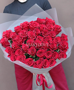 Букет из 41 красной розы