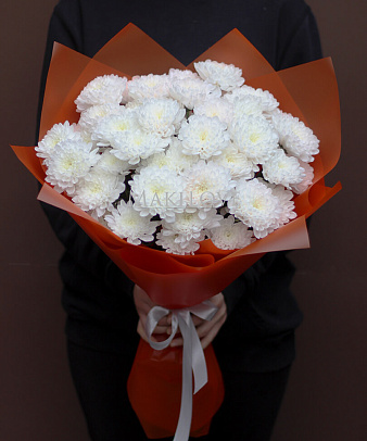 Букет «Облако хризантем»