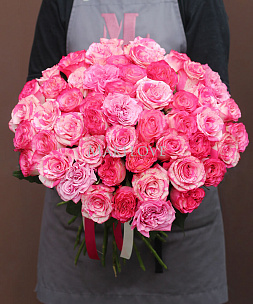 Букет 51 розовая роза