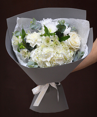 Букет цветов «Панна-котта»