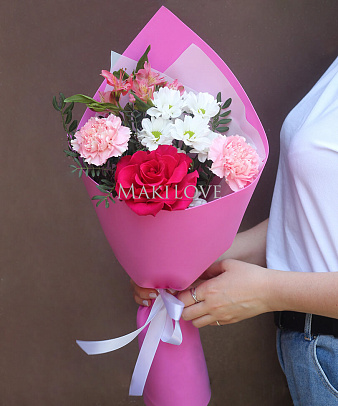 Букет «Ягодка-малинка»