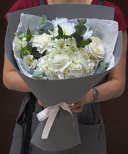 Букет цветов «Панна-котта»