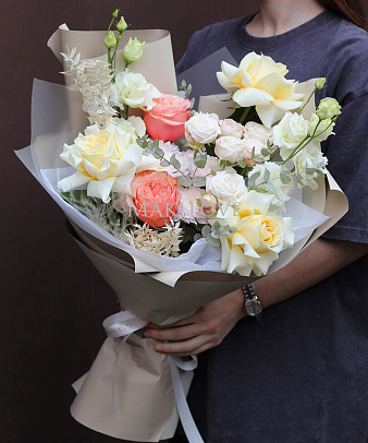 Букет «Карамельный латте»