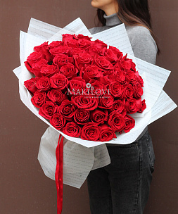 Букет  из 51 розы 
