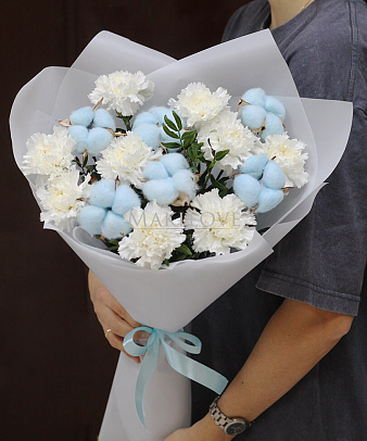 Букет «Искушение» из гвоздик