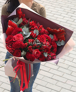 Букет «Огненная страсть»