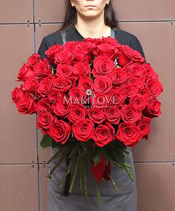 Букет 51 красная роза