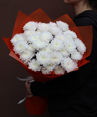 Букет «Облако хризантем»