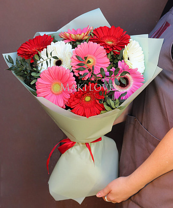 Букет из 9 гербер