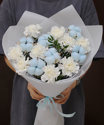 Букет «Искушение» из гвоздик