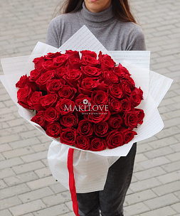 Букет  из 51 розы 
